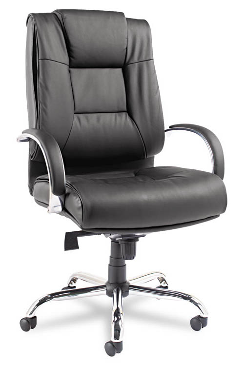 Big & Tall High Back Leather Chair by Alera