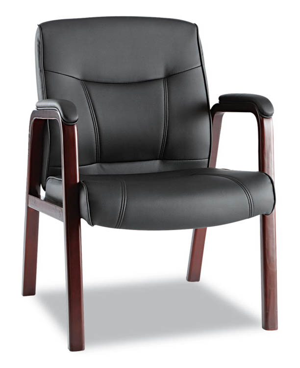 Leather Guest Chair by Alera