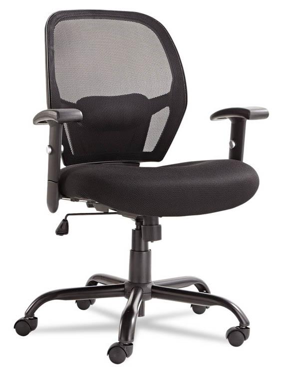 Mesh Big/Tall Mid-Back Swivel/Tilt Chair by Alera