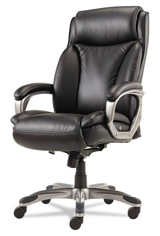 Executive High-Back Leather Chair by Alera