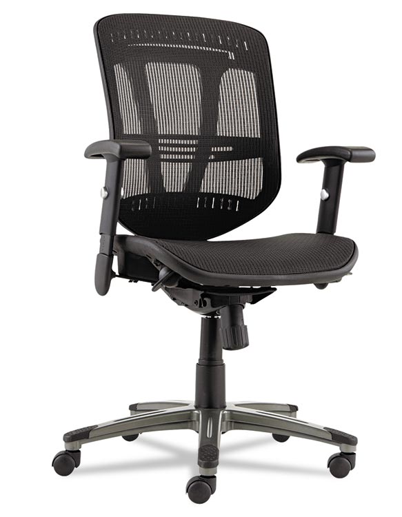 Mid Back Chair with Mesh Seat by Alera