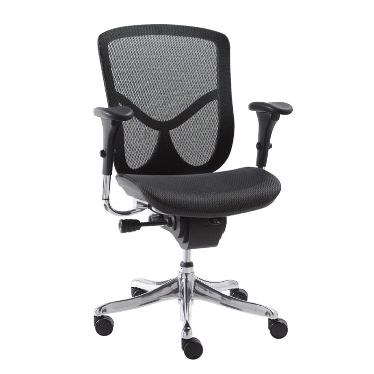 Multifunction Mid Back Swivel Chair by Alera