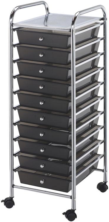 Ten Drawer Storage Cart by Alvin