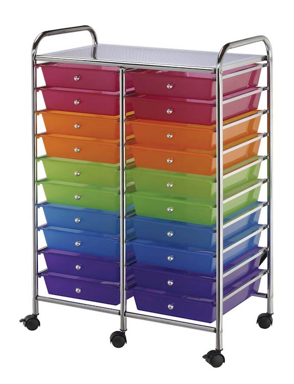 Twenty Drawer Storage Cart by Alvin