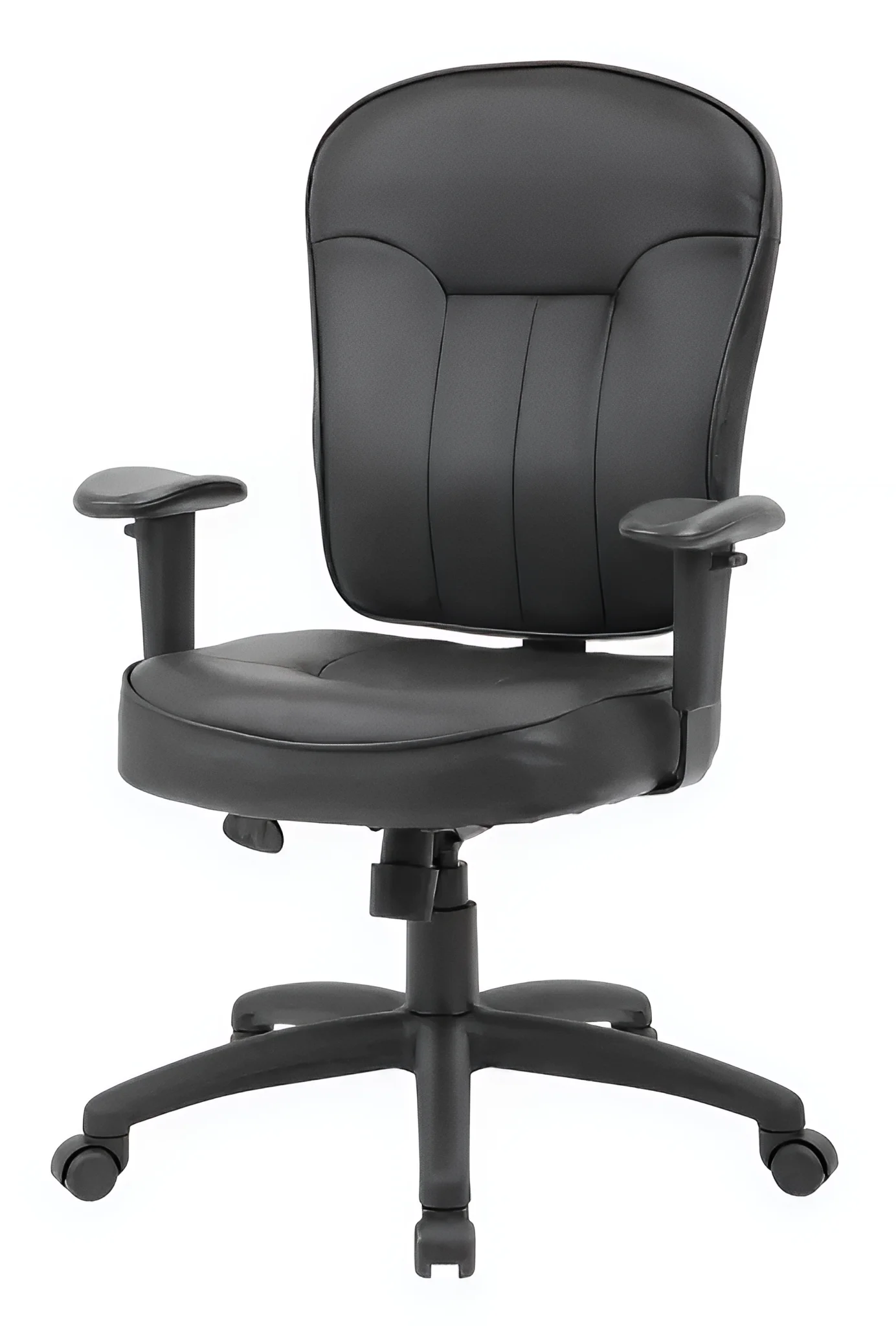 Mid-Back Task Chair with Hooded Double Wheel Casters by WFB Designs