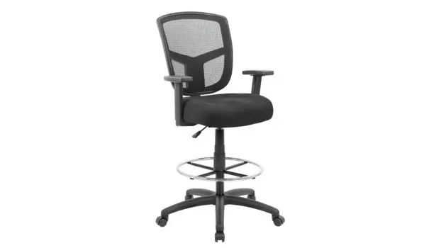 Drafting Chair with Adjustable Footring by Boss Office Products