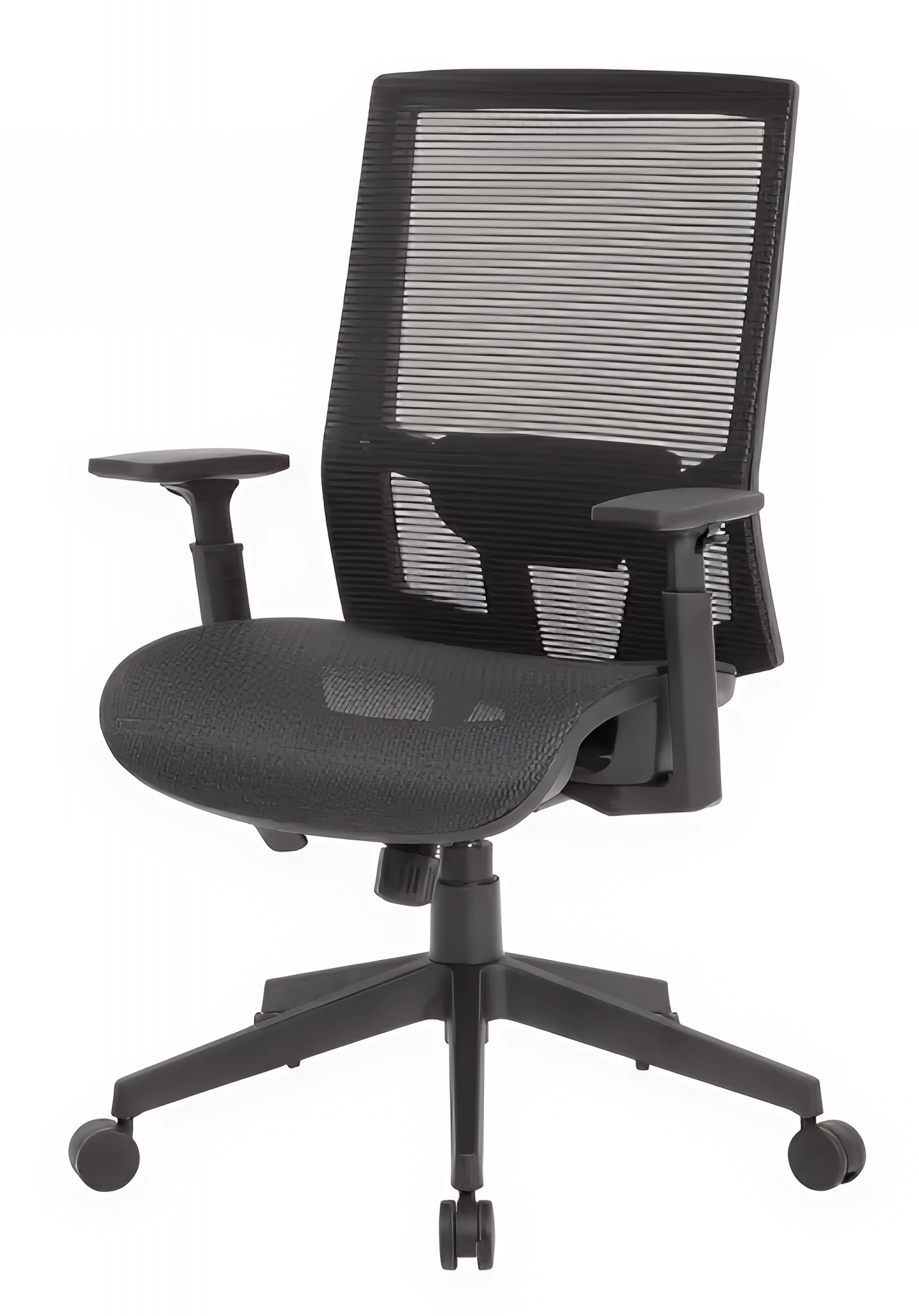 Task Chair with Mesh Back and 27in Nylon Base by WFB Designs
