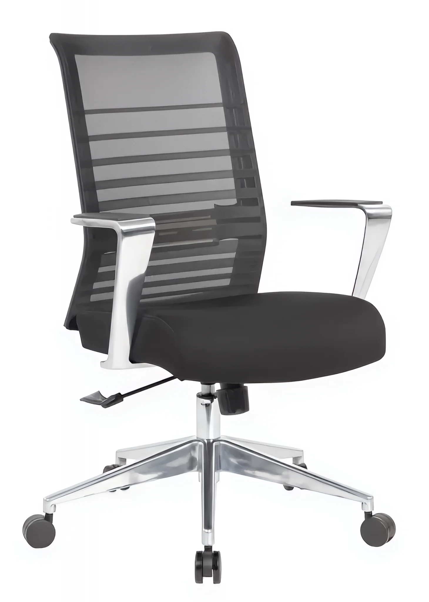 Boss Office Products Ergonomic Mesh Swivel Task Chair, Black (B6566AL-BK) | Quill