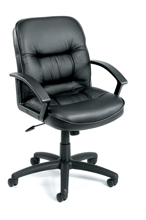 Mid Back Leather Executive Chair by BOSS Office Chairs