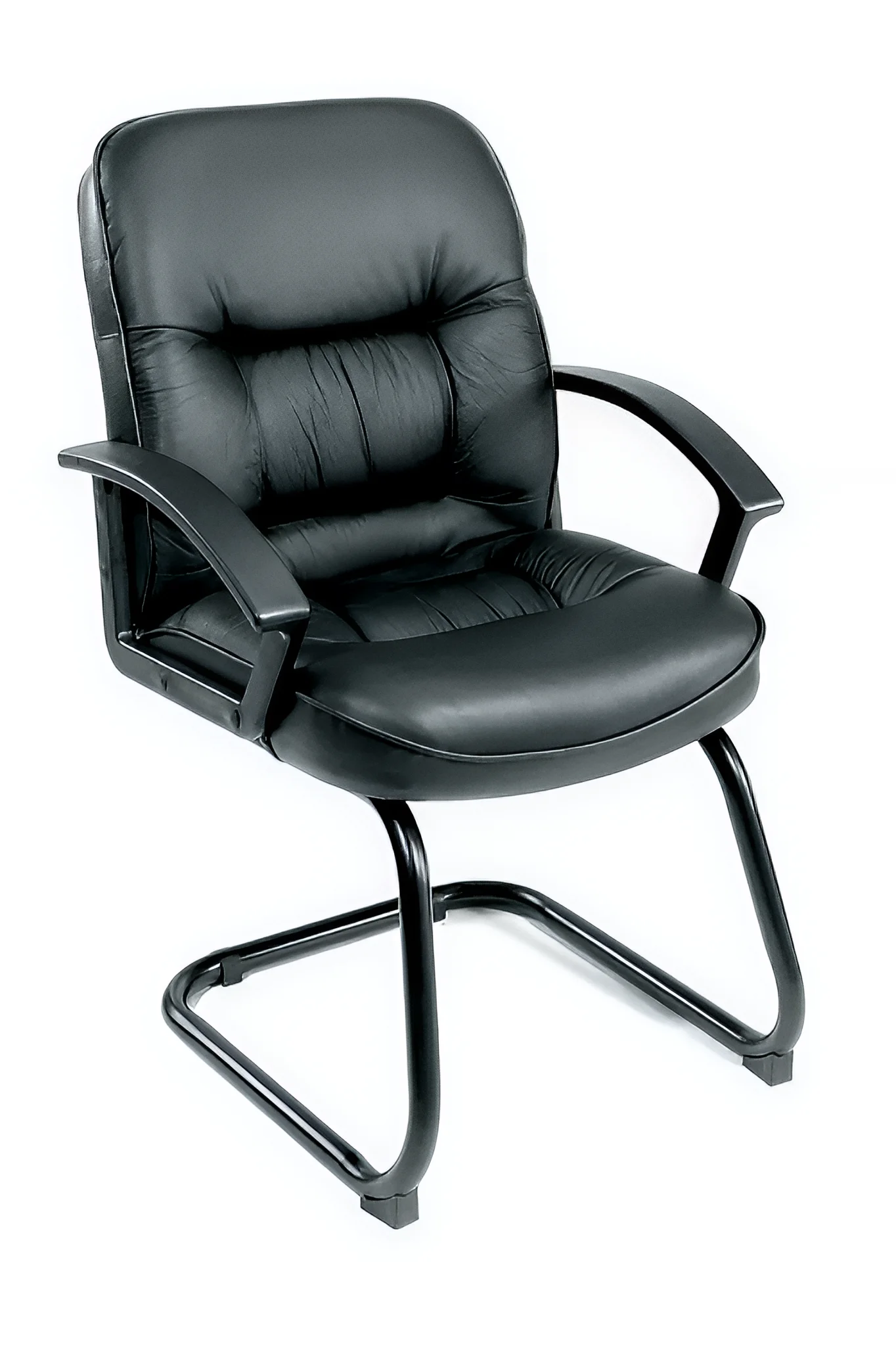 B7309  Mid Back Leatherplus Guest Chair