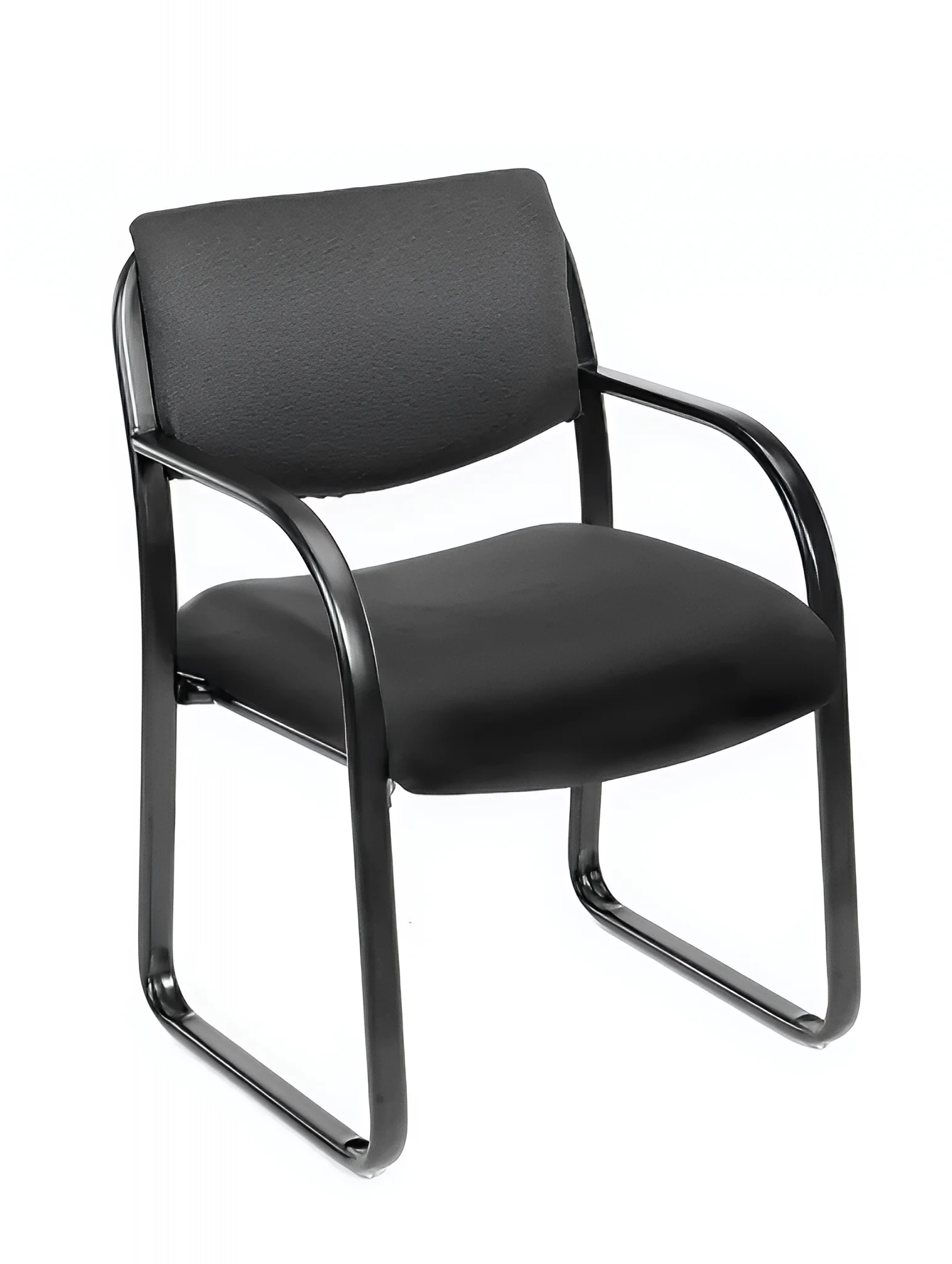 Guest Chair with Lumbar Support and Sled Base by WFB Designs