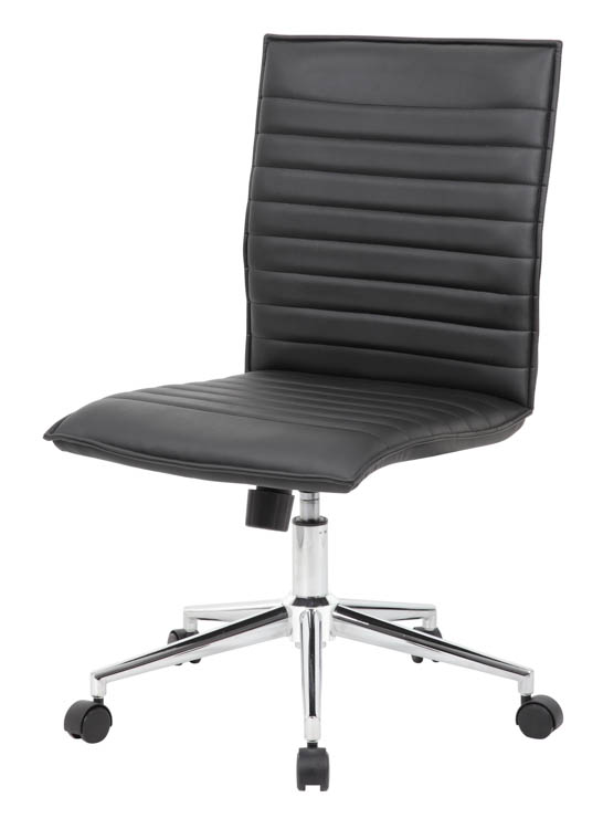 Vinyl Armless Hospitality Chair by WFB Designs