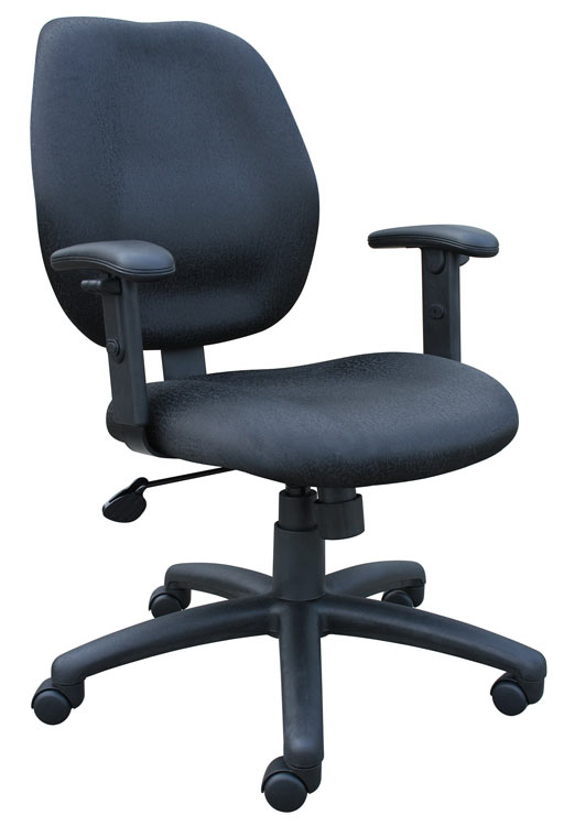 Mid Back Task Chair with Arms by BOSS Office Chairs