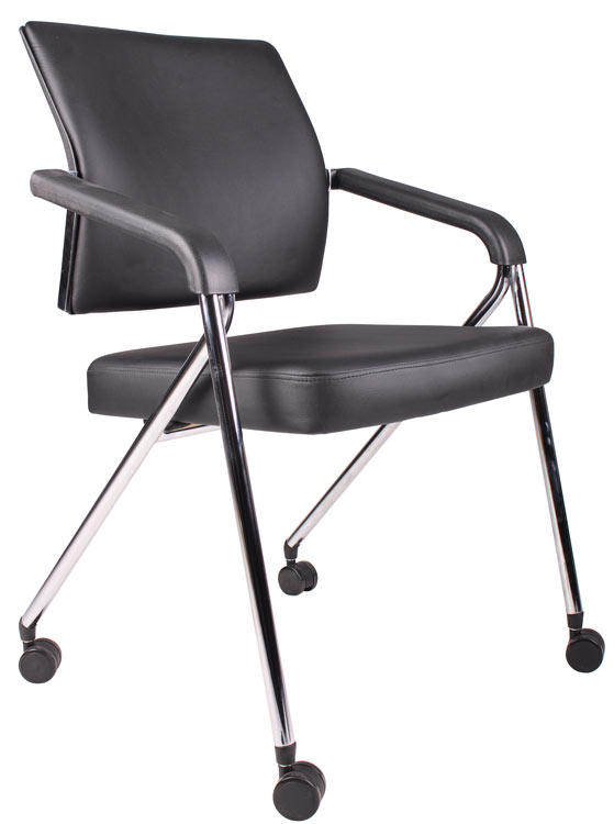 Black Caresoft Nesting Chair by WFB Designs