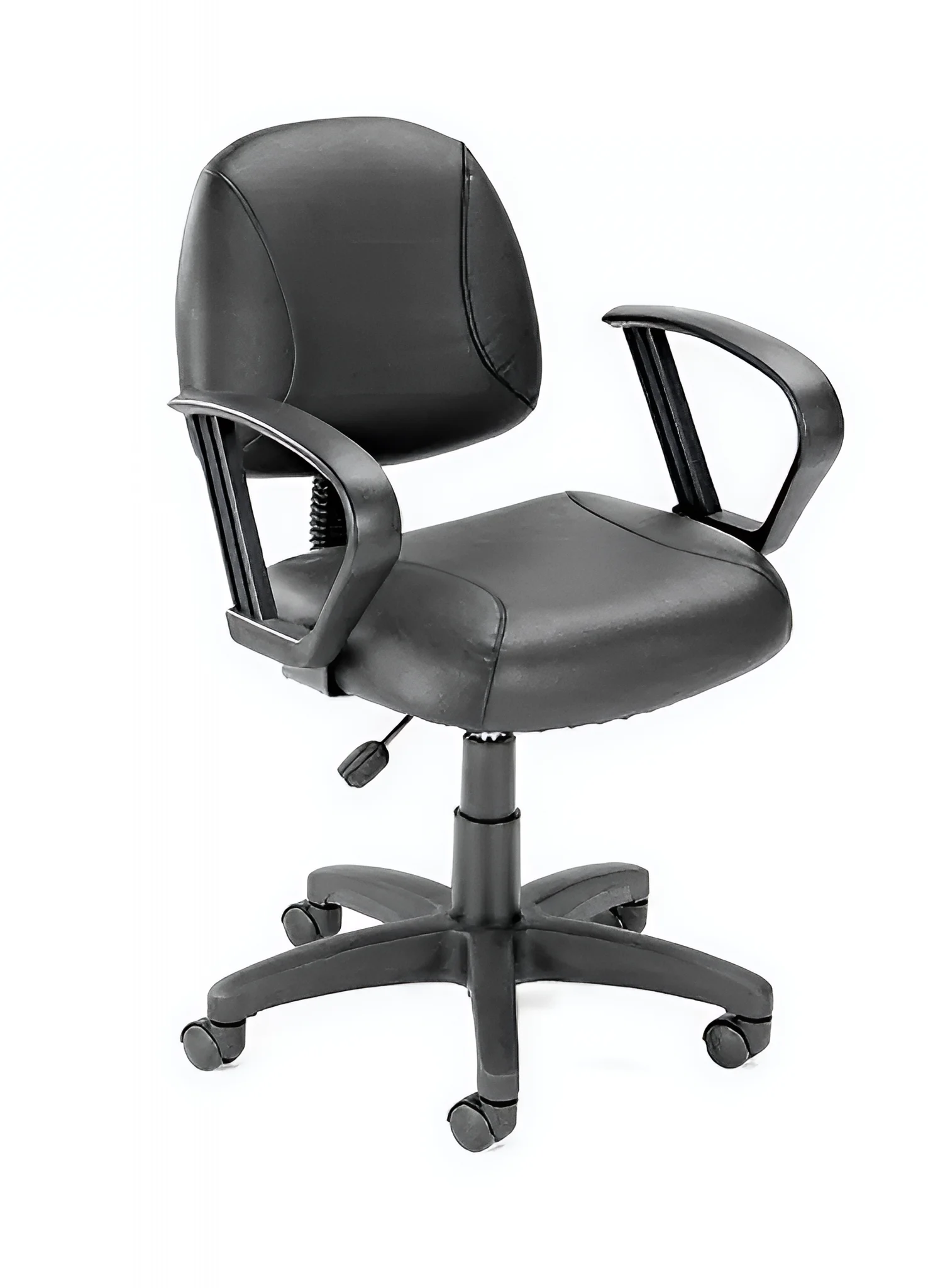 Posture Chair, 25 in W 25" L 39-1/2" H, Loop, Leather Seat