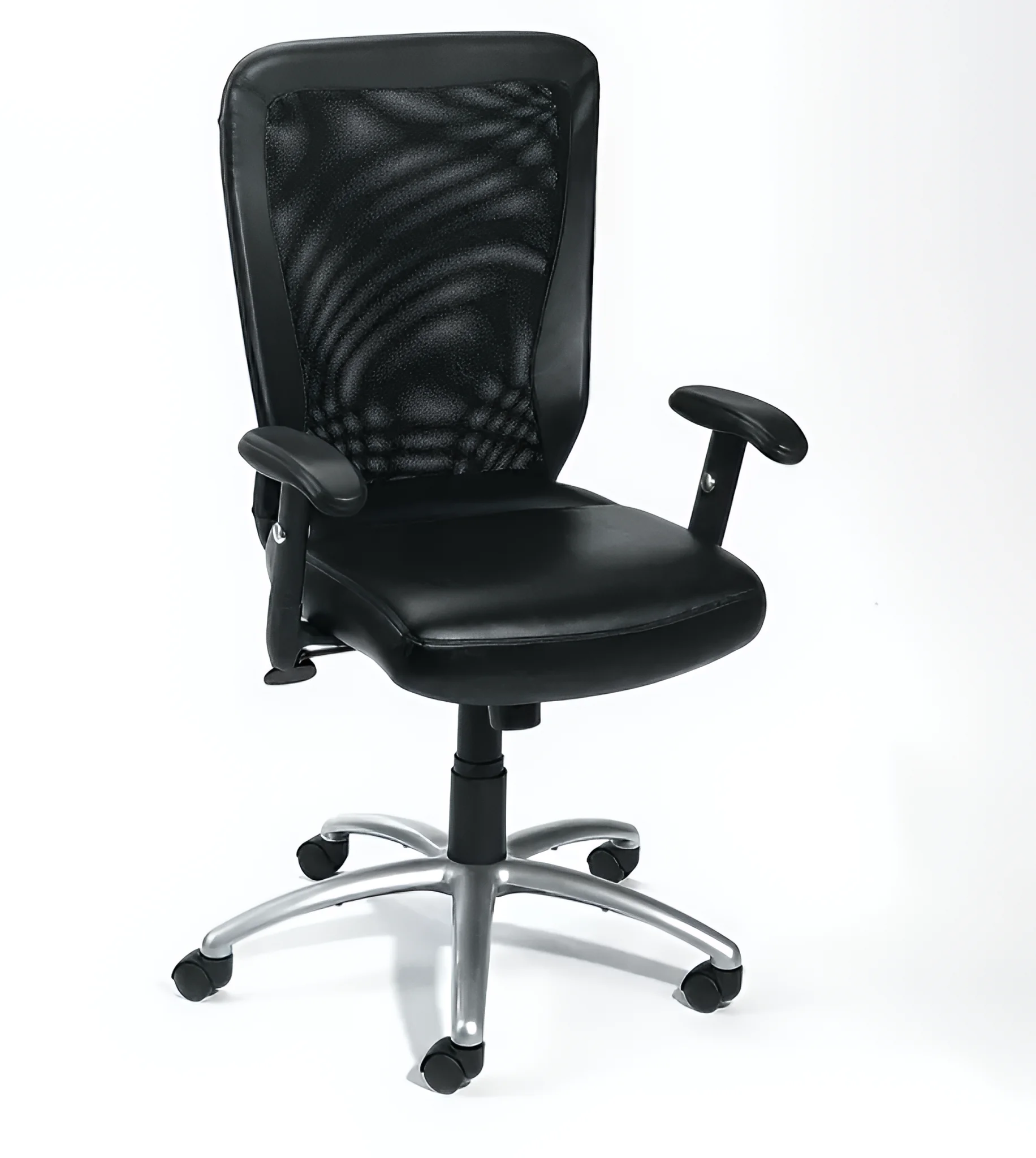Task Chair with Mesh Back and Chrome Base Height Adjustable Arms by WFB Designs