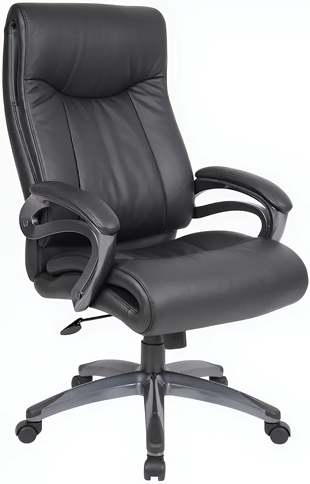 Townsend High Back Leather Chair by WFB Designs in Black