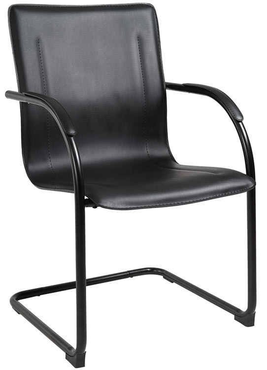 Guest Chair with Black Frame (Set of 2) by BOSS Office Chairs