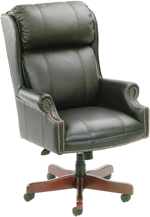 Vinyl High Back Executive Chair by BOSS Office Chairs