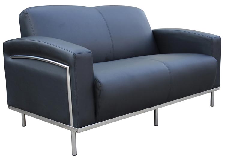 Contemporary Style Loveseat by BOSS Office Chairs