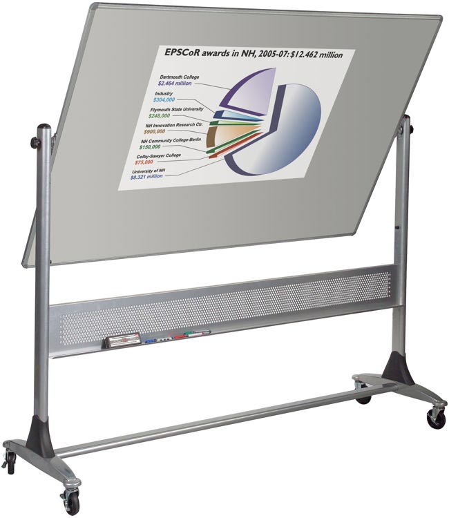 4' x 6' Projection Plus Platinum Reversible Board by Best Rite