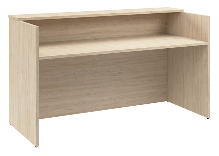 72in W x 30in D Reception Desk with Shelf by Bush