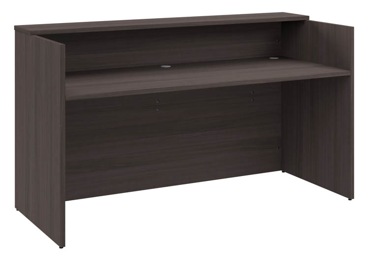 72in W x 30in D Reception Desk with Shelf by Bush