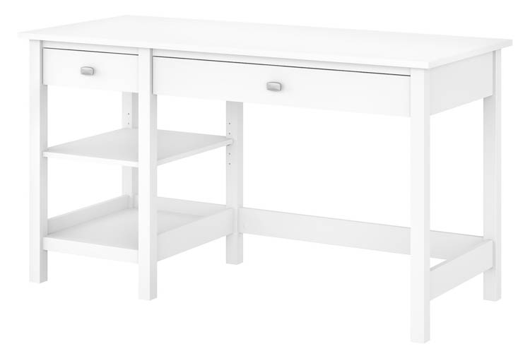 54in W Computer Desk with Shelves by Bush