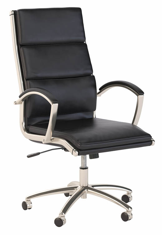 High Back Leather Executive Office Chair by Bush
