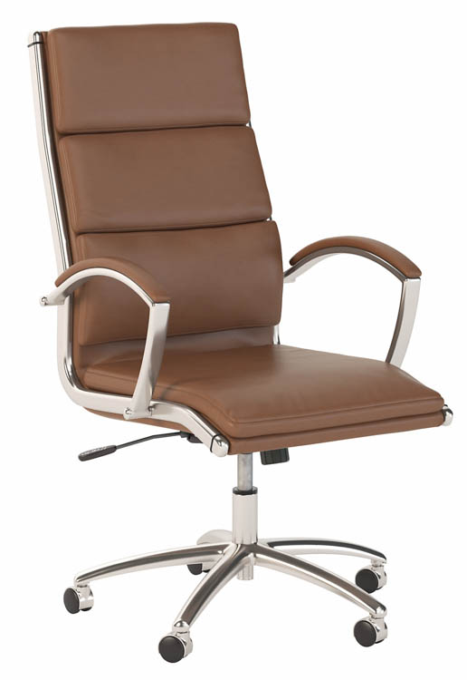 High Back Leather Executive Office Chair by Bush