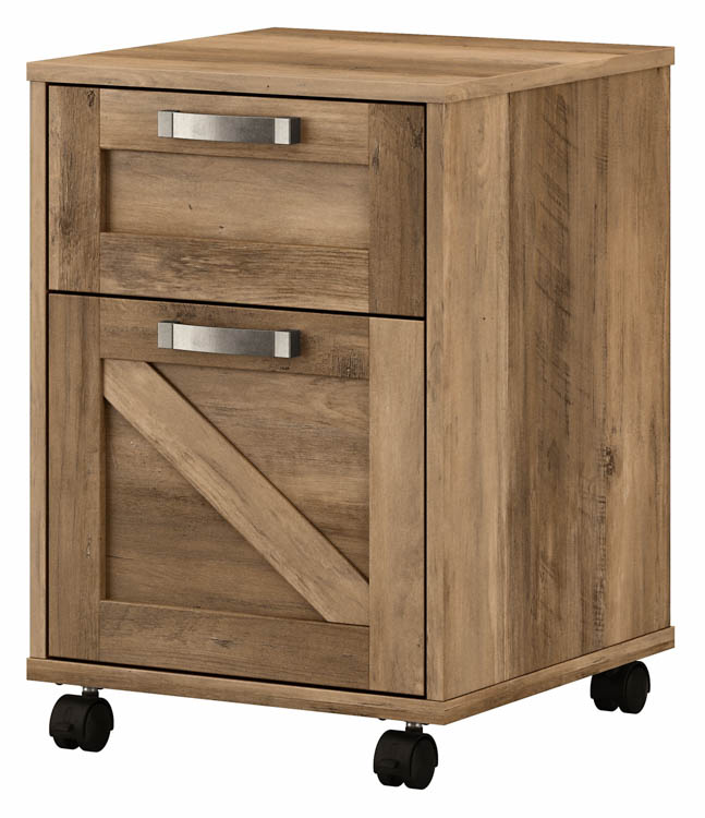2 Drawer Mobile File Cabinet by Bush