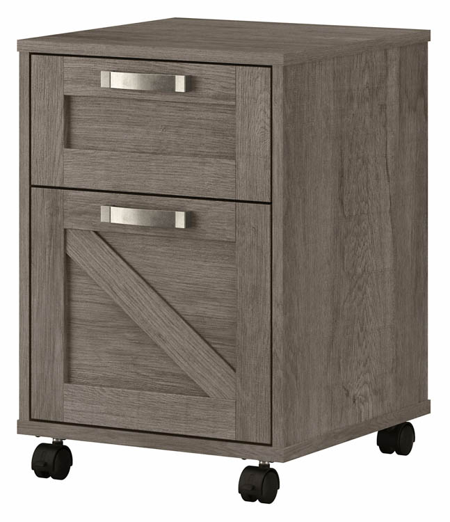 2 Drawer Mobile File Cabinet by Bush