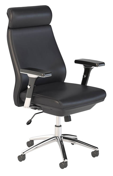 High Back Leather Executive Office Chair by Bush