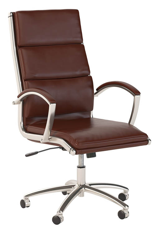 High Back Leather Executive Office Chair by Bush