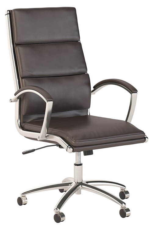 High Back Leather Executive Office Chair by Bush