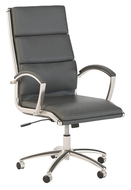 High Back Leather Executive Office Chair by Bush