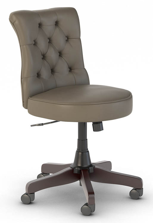 Mid Back Tufted Office Chair by Bush
