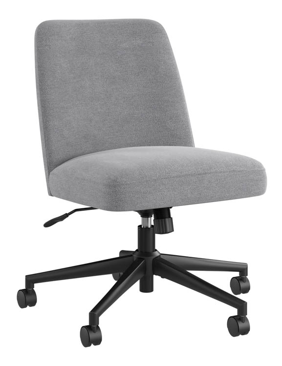 Mid Back Armless Office Chair with Wheels by Bush