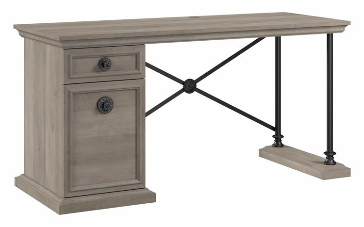 60in W Designer Desk with Storage by Bush