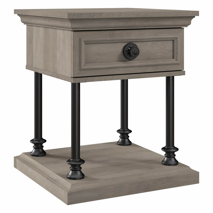 Designer End Table with Storage by Bush