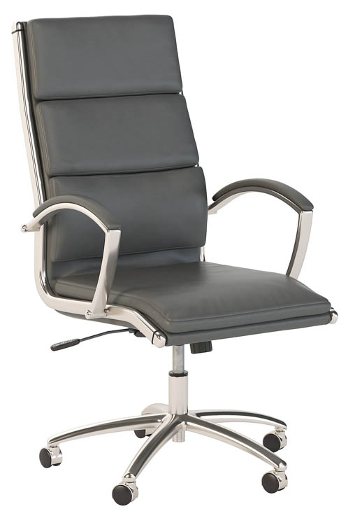 High Back Leather Executive Office Chair by Bush