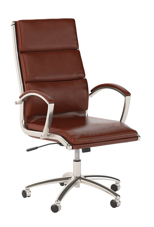 High Back Leather Executive Office Chair by Bush