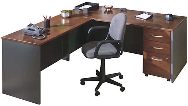 L Shaped Desk by Bush Furniture