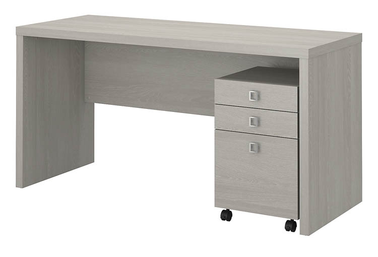 UPC 042976154578 product image for Credenza Desk with Mobile File Cabinet by Bush | upcitemdb.com