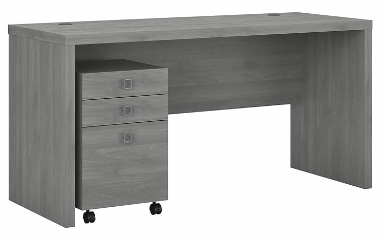 UPC 042976193850 product image for Credenza Desk with Mobile File Cabinet by Bush | upcitemdb.com