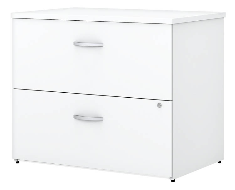 2 Drawer Lateral File Cabinet - Assembled by Bush