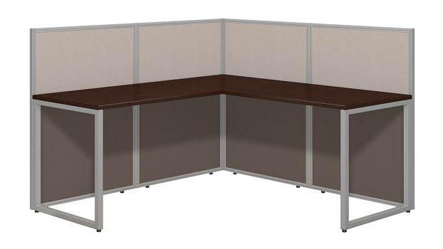 60in W L-Desk Open Office with 45inPanels by Bush Furniture