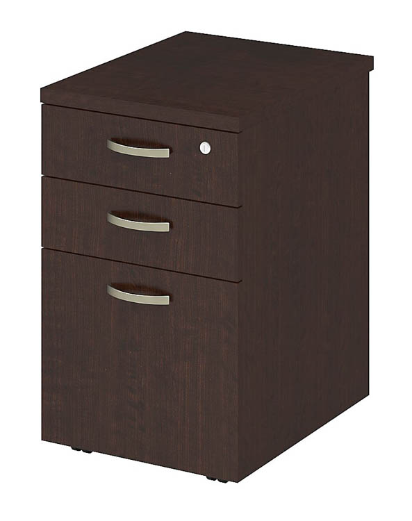 16in W 3 Drawer Mobile File Cabinet by Bush