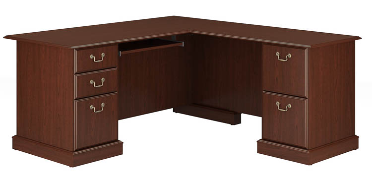 66in L-Shaped Executive Desk by Bush