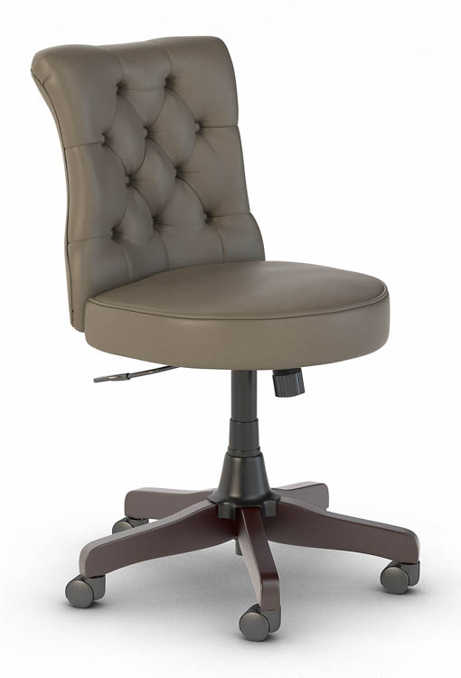 Mid Back Tufted Office Chair by Bush